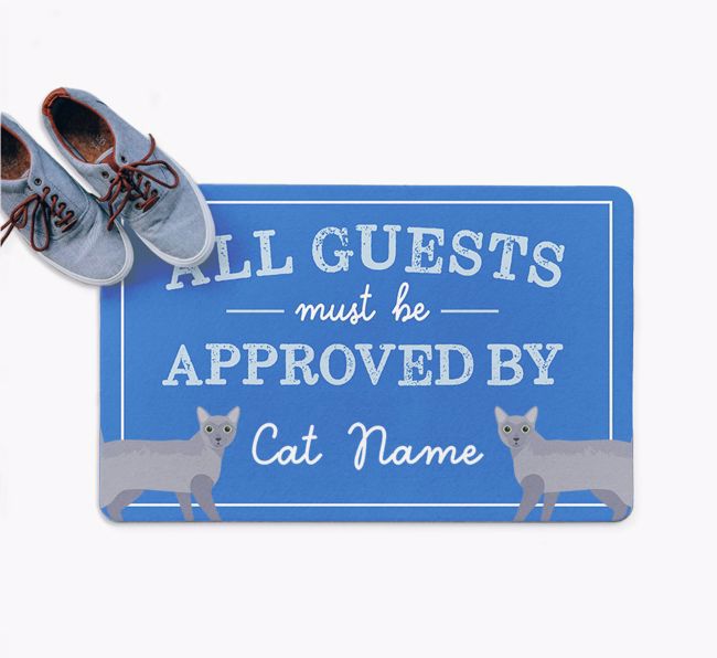 All Guests Must Be Approved: Personalised {breedFullName} Doormat